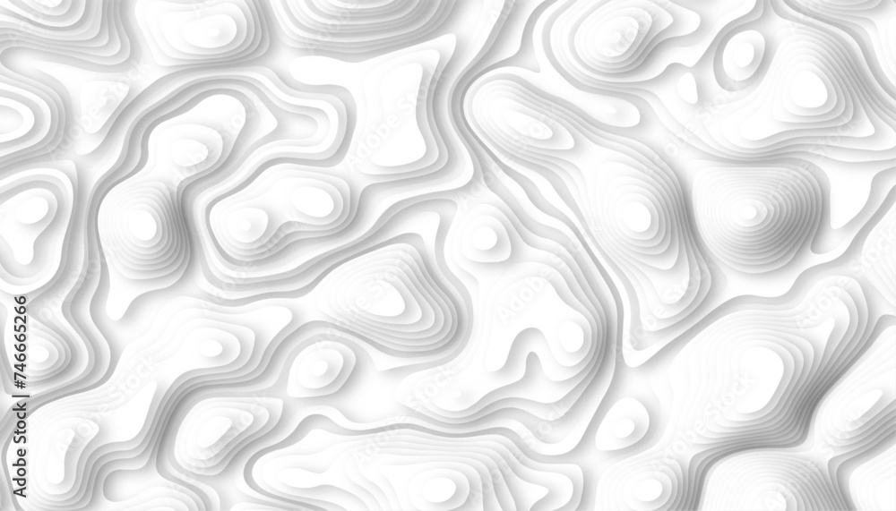 Creative vector illustration of topographic map. Art design contour background. Abstract papercut concept graphic element and geography scheme. Creative vector illustration of topographic map. Art design contour background. Abstract papercut concept graphic element and geography scheme.