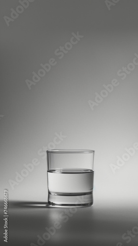 A Glass of Water on a Table