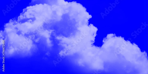 Modern abstract clouds as a great graphic background. blue sky with white cloud and copy space. The vast blue sky and sky background, beautiful clouds. Gloomy vivid cyan landscape in environment day.