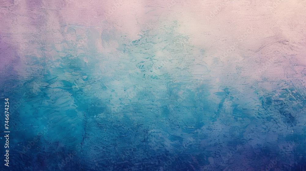 abstract gradient background with paint splatters warm pink to cool blue