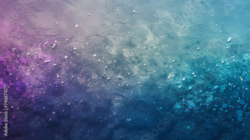 abstract gradient background with paint splatters warm pink to cool blue