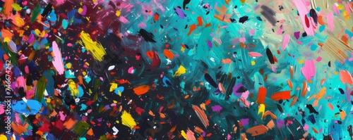 Vibrant Abstract Art Explosion