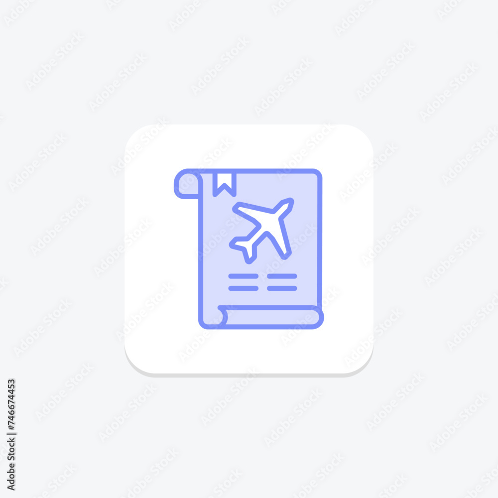 Travel Tips icon, travel tips, travel advice, tips for travel, travel recommendations duotone line icon, editable vector icon, pixel perfect, illustrator ai file Travel Tips icon, travel tips, travel advice, tips for travel, travel recommendations duotone line icon, editable vector icon, pixel perfect, illustrator ai file