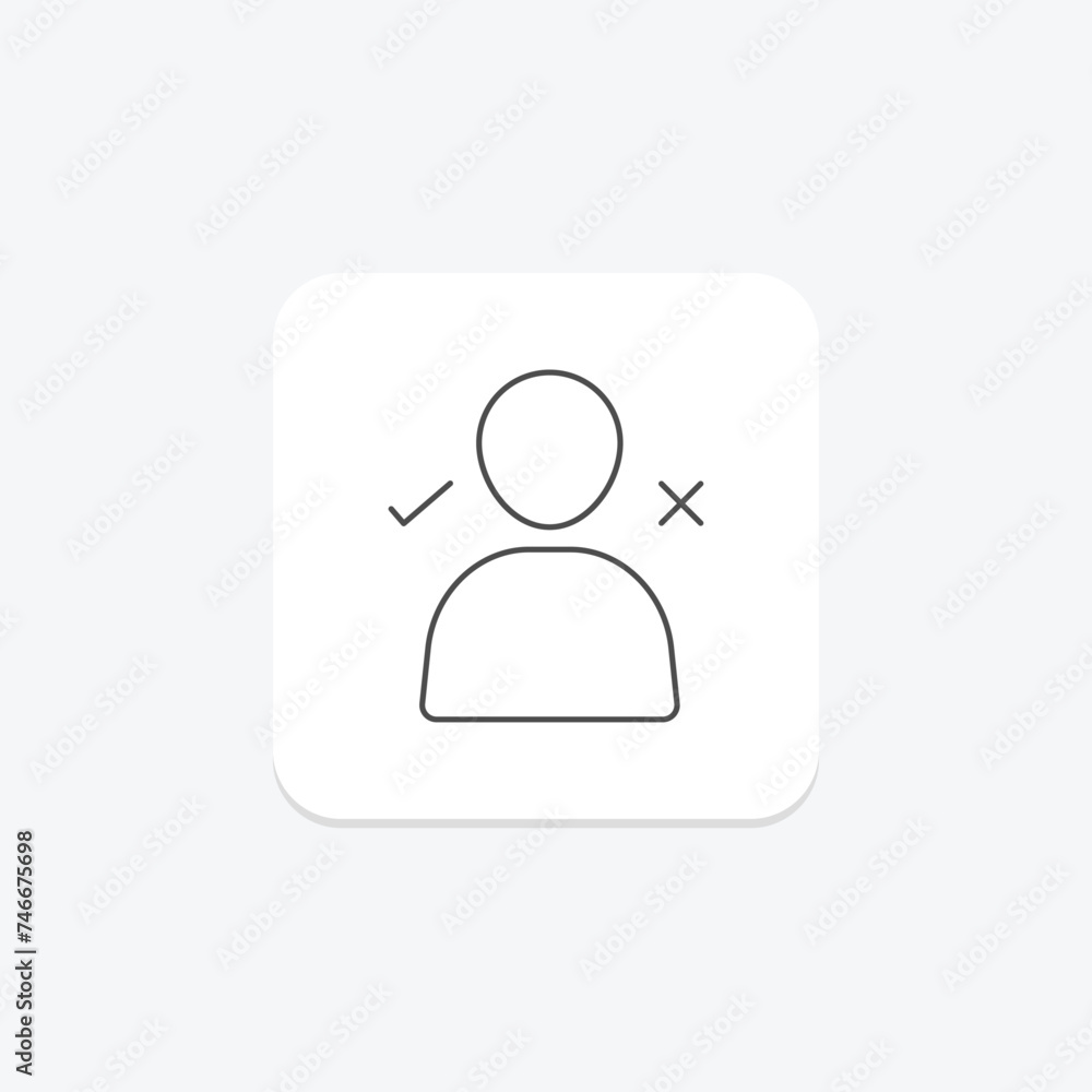 Decision icon, decisions, choice, choices, determination thinline icon, editable vector icon, pixel perfect, illustrator ai file Decision icon, decisions, choice, choices, determination thinline icon, editable vector icon, pixel perfect, illustrator ai file
