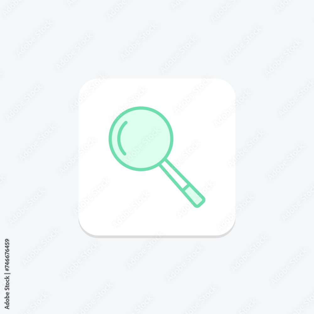 Magnifying Glass icon, magnifier, zoom, zoom in, search duotone line icon, editable vector icon, pixel perfect, illustrator ai file Magnifying Glass icon, magnifier, zoom, zoom in, search duotone line icon, editable vector icon, pixel perfect, illustrator ai file