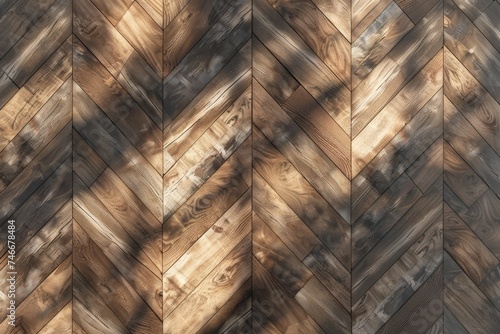Close-Up of Wooden Wall Pattern