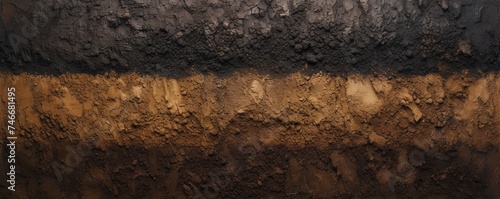 Rustic Textured Earth Tones Abstract