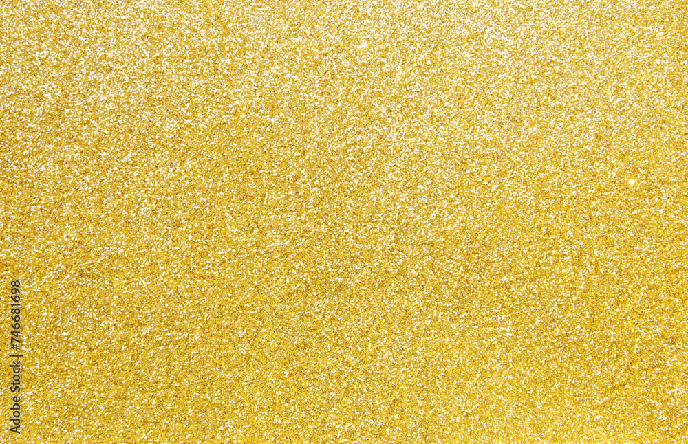 Golden glitter paper texture as background Golden glitter paper texture as background