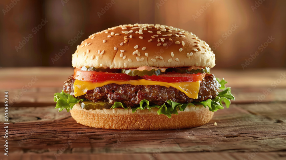 Savor the Juicy Goodness: Our Signature Cheeseburge Savor the Juicy Goodness: Our Signature Cheeseburge