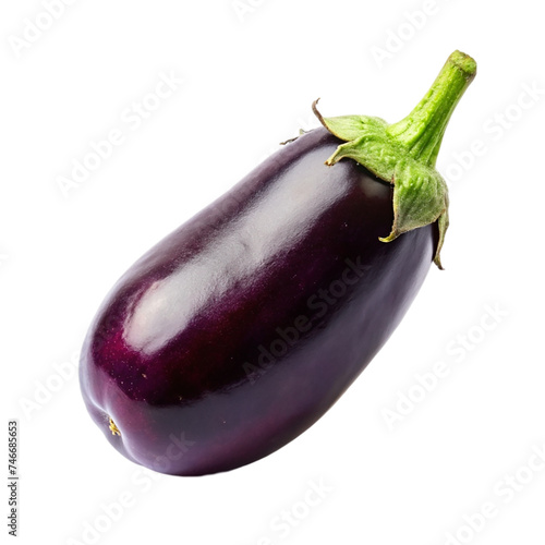 Eggplant on transparent background