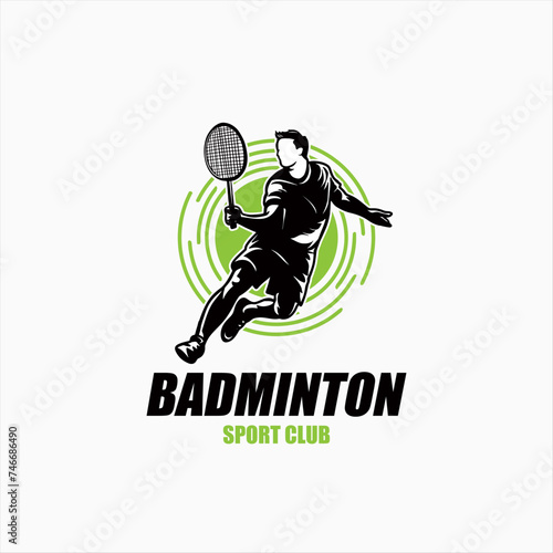 badminton logo creative sport logo creative champions athletic