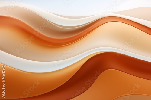 Abstract beige and white waves background for modern design projects and creative concepts