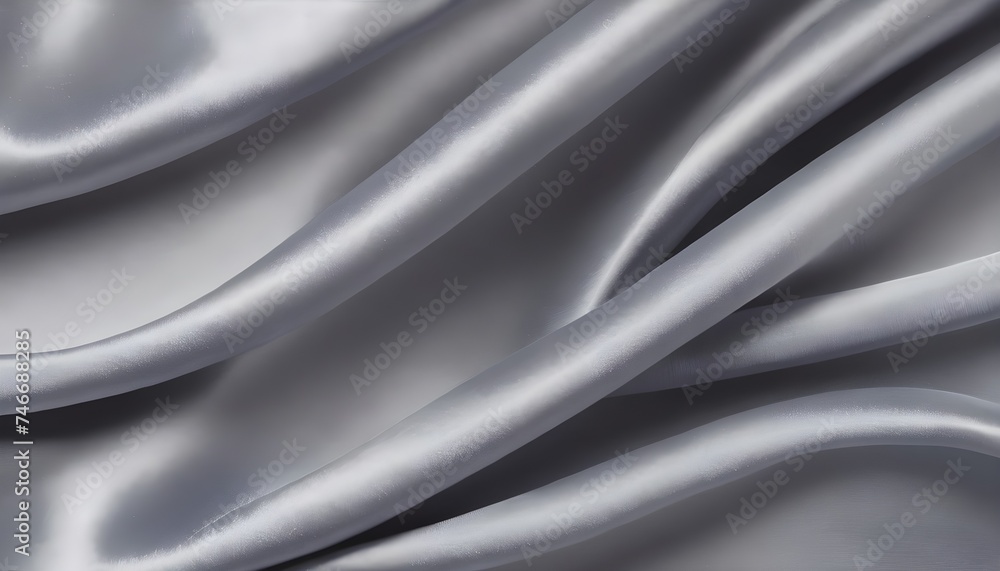 Obraz premium Light gray silk texture, wavy