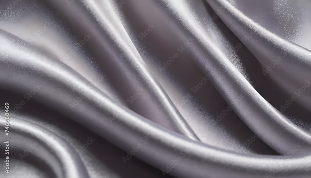 Obraz premium Light gray silk texture, wavy