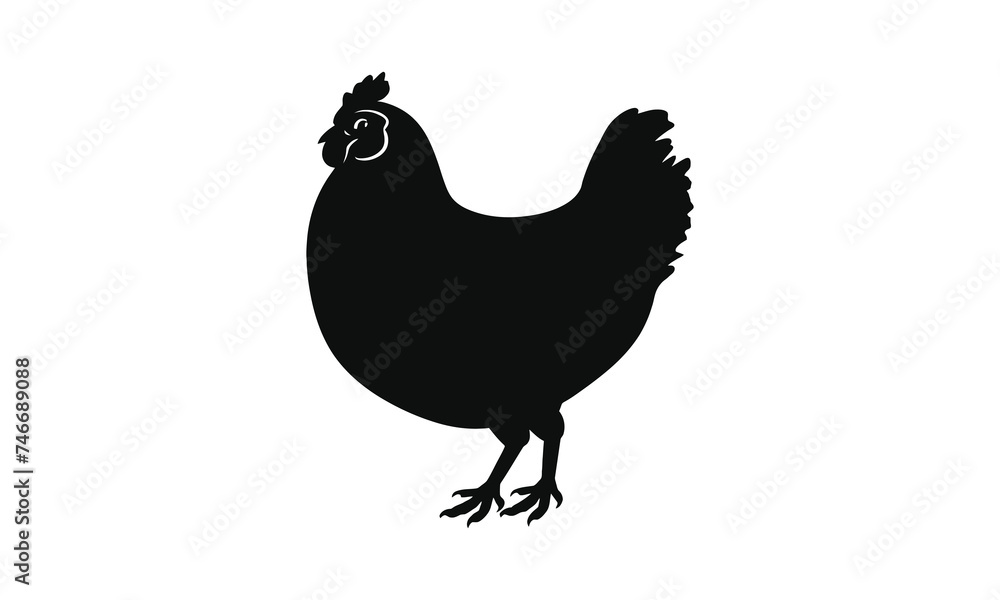 chicken silhouette