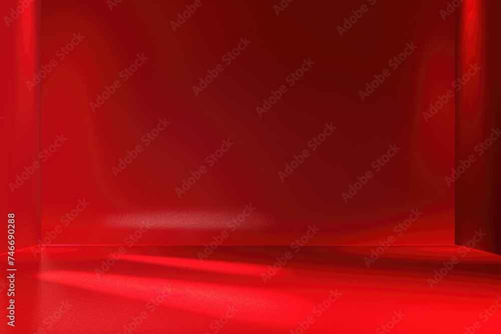 Abstract luxury gradient red background empty red studio banner