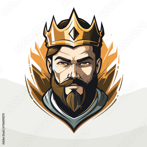 King esport vector logotype, logo king, icon king, sticker king, symbol king, emblem king