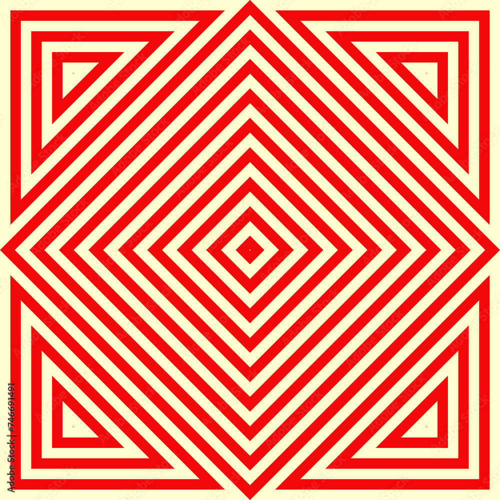 Obraz premium Seamless pattern. Rhombuses, triangles ornament. Geometrical backdrop. Abstract background. Ethnic motif. Geometric figures wallpaper. Digital paper. Ethnical textile print. Web design. Vector artwork