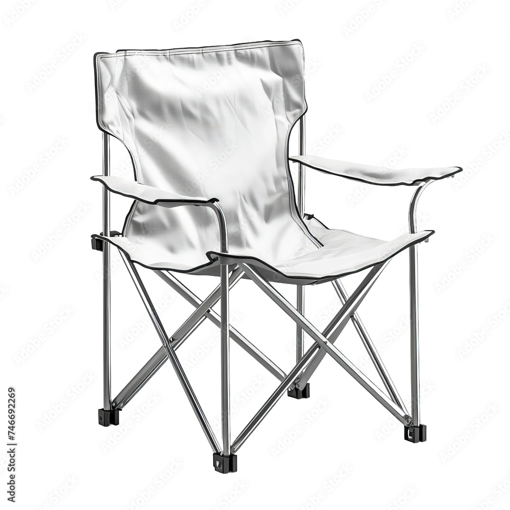folding chair isolated on white