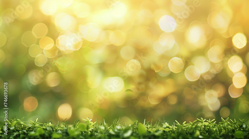 spring bokeh background