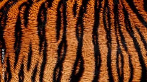 Tiger skin pattern closeup for background