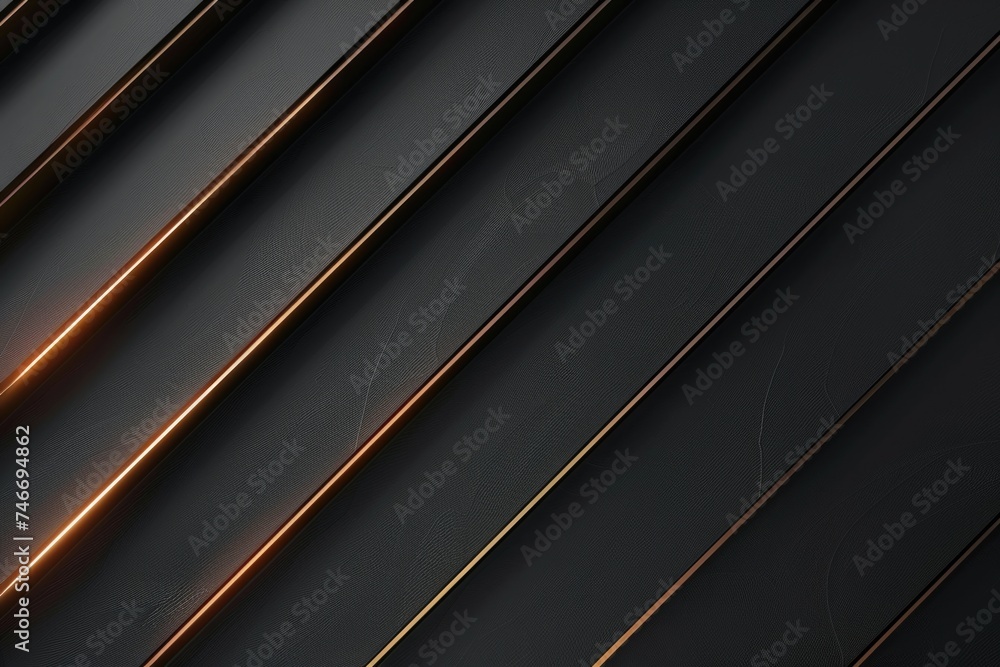 Obraz premium Modern Black Background Line Light Abstract