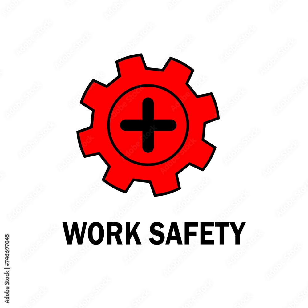 Work Safety Icon Logo Design Template Work Safety Icon Logo Design Template