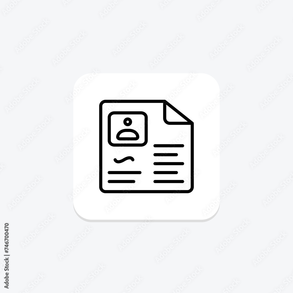 Profile icon, account, user, socialmedia, engagement line icon, editable vector icon, pixel perfect, illustrator ai file Profile icon, account, user, socialmedia, engagement line icon, editable vector icon, pixel perfect, illustrator ai file
