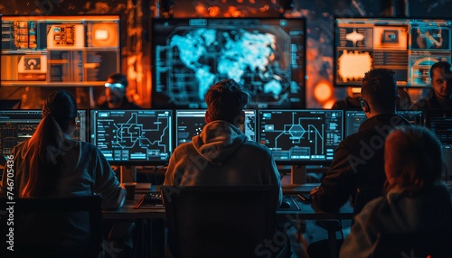 Employee Cybersecurity Training  Building Awareness  employee cybersecurity training with an image depicting a group of employees participating in a workshop AI