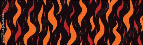 Seamless pattern. Abstract background with different colors. Vector illustration for design - stock vector. The fire. Flame Background Vector Art illustration designs. Vector. Flame.