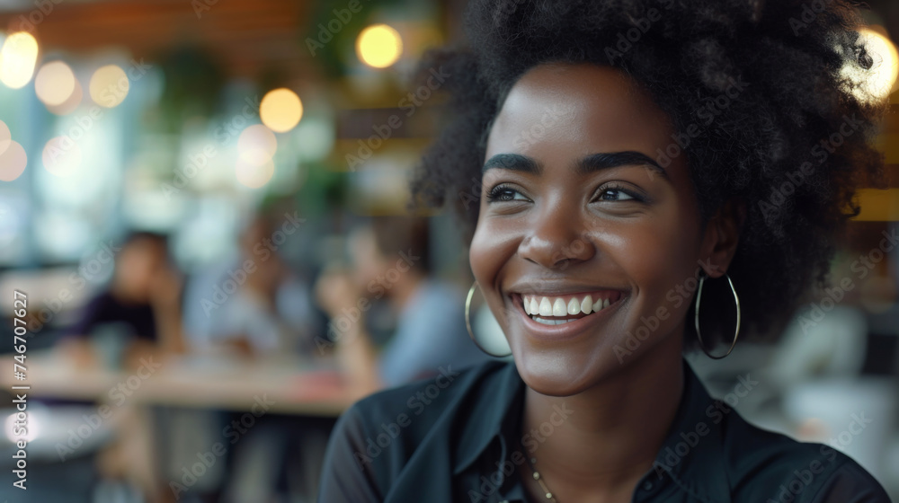 Smiling Customer Service Rep at Work Smiling Customer Service Rep at Work