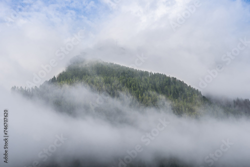 A mountain in the fog © robertdering