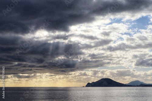 Wallpaper Mural clouds over the sea Torontodigital.ca