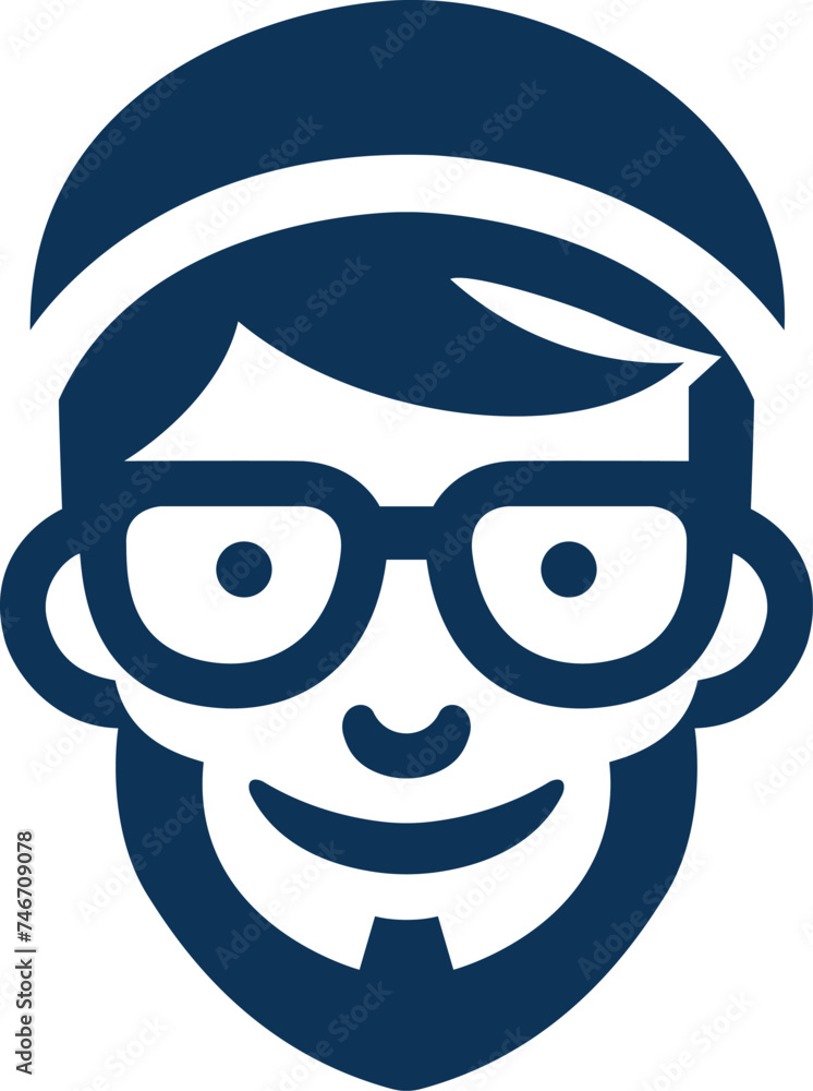 Man Face Silhouette Vector Man Face Silhouette Vector