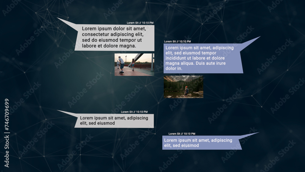 Text Message Kit Stock Template | Adobe Stock
