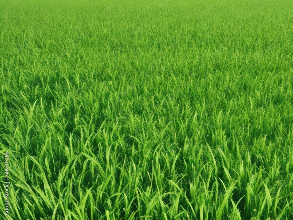 The texture of green grass covers the entire screen without unnecessary elements.