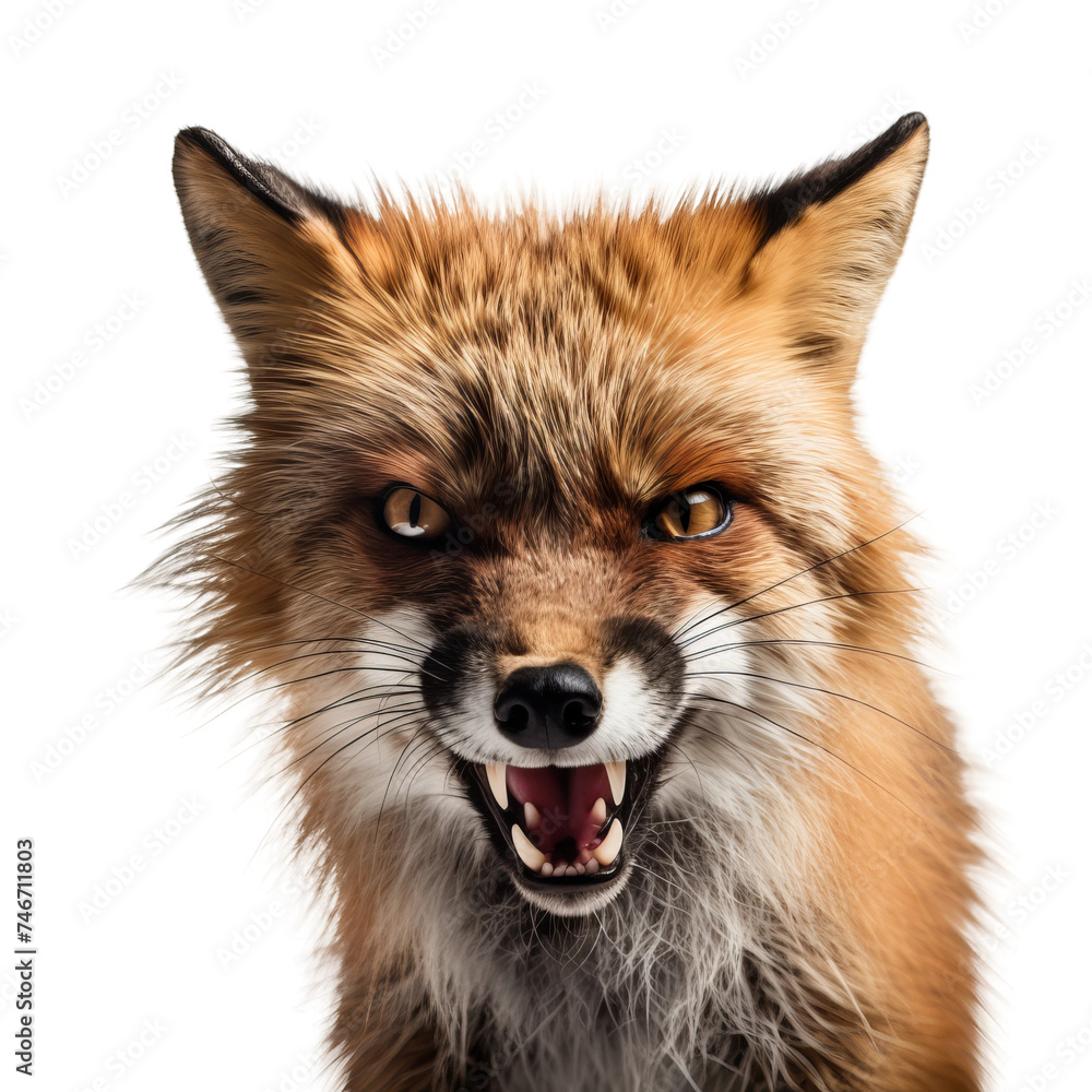 Obraz premium red fox isolated