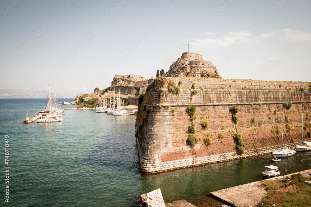 Old Fortress and Marina in Corfu