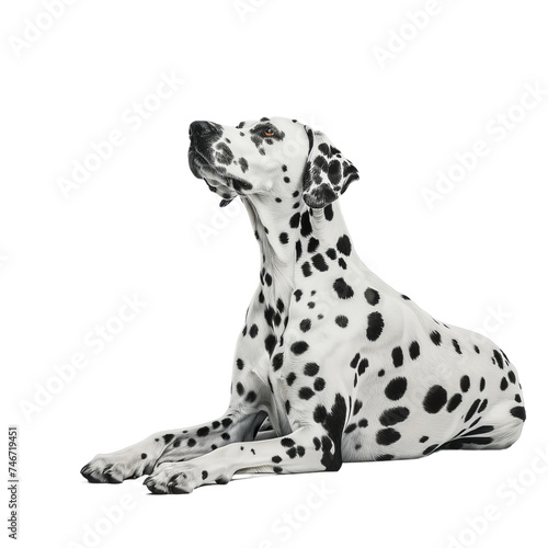 dalmatian puppy isolated on white © Buse