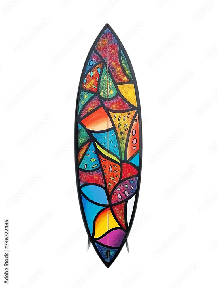 Realistic surfboard isolated on transparent background. Realistic surfboard isolated on transparent background.