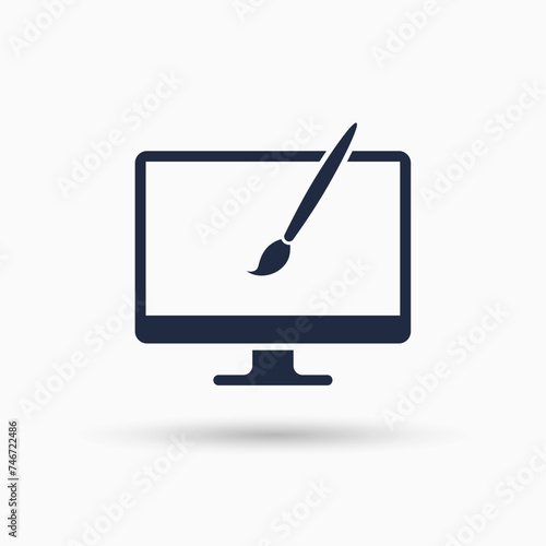 Web design icon vector. Website design, app, logo, and UI. Vector illustration