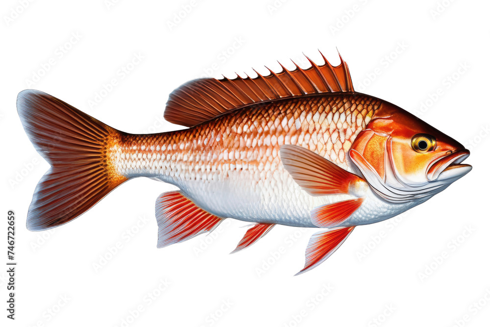 a high quality stock photograph of a single red drum redfish fish isolated on transparent background a high quality stock photograph of a single red drum redfish fish isolated on transparent background
