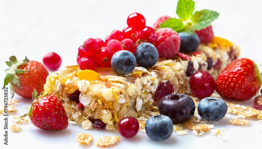 Generated image of muesli bar Generated image of muesli bar