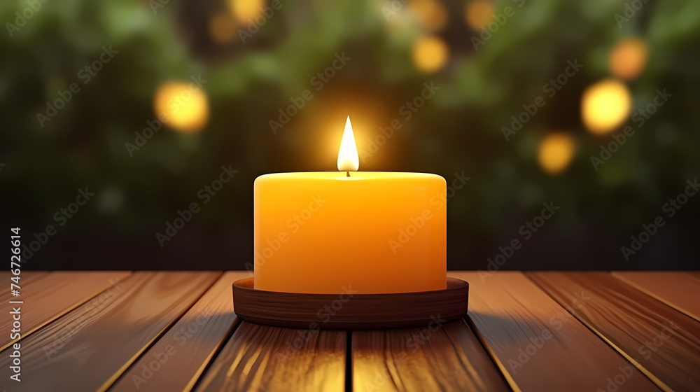Scented candle mockup, warm aesthetic composition Scented candle mockup, warm aesthetic composition