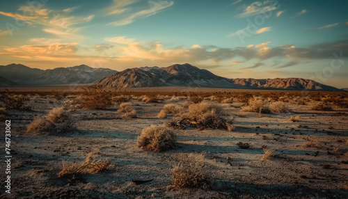 Nevada Mojave Desert, southern nevada, road in the desert, american desert, desert landscape, emty desert