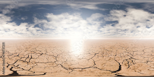 Photos Sun over desert landscape 360 panorama vr environment map