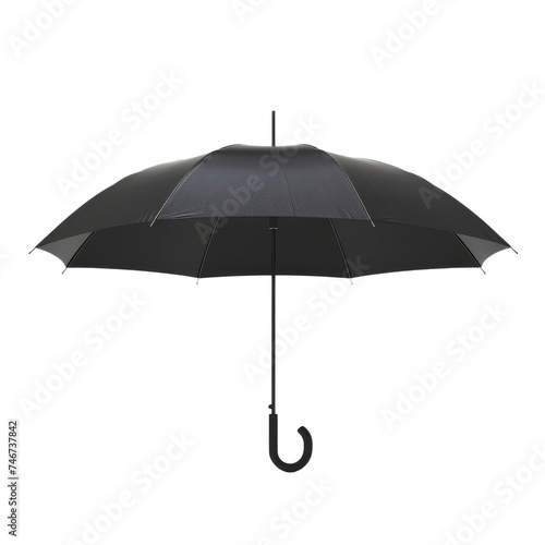 Black Umbrella Open