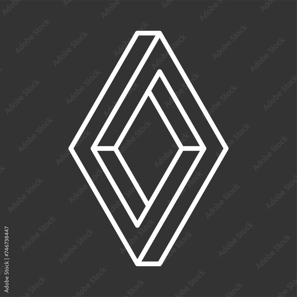 Abstract shape icon isolated on grey background. Design element. Vector illustration. Abstract shape icon isolated on grey background. Design element. Vector illustration.