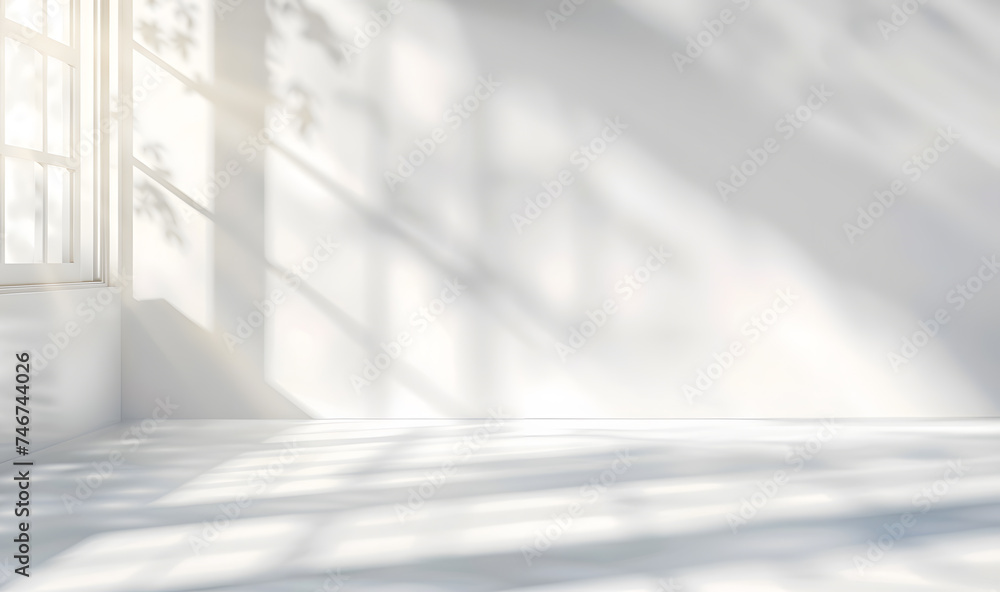 Abstract white studio background for product light and shadow room mock ups - light gray concrete wall Abstract white studio background for product light and shadow room mock ups - light gray concrete wall