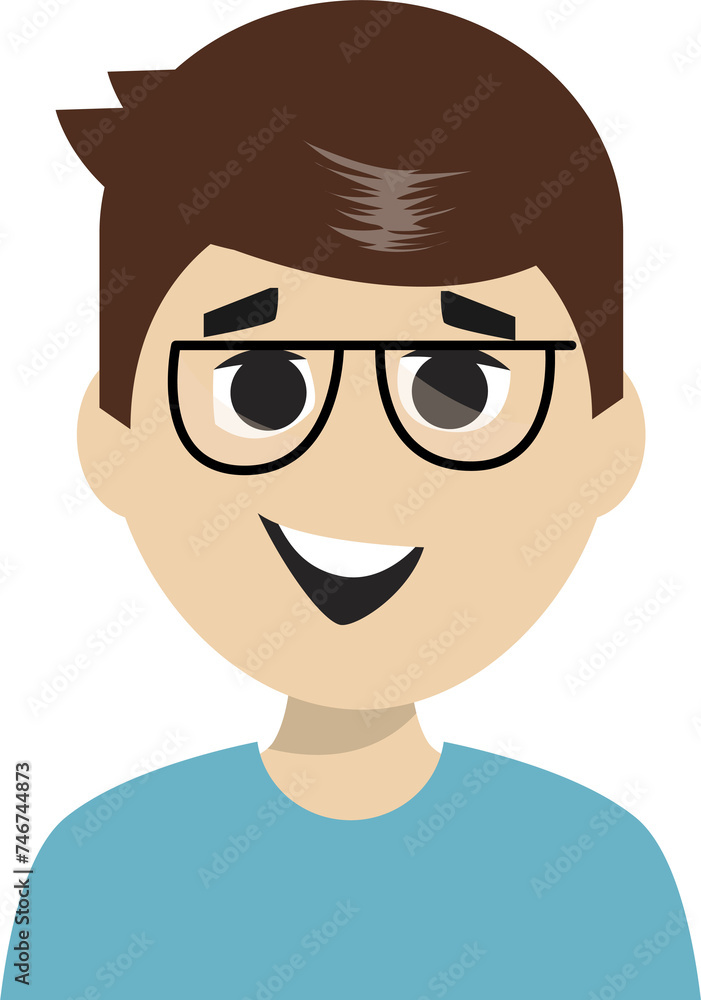  Smiling Man Avatar, Smiling Character Likeable